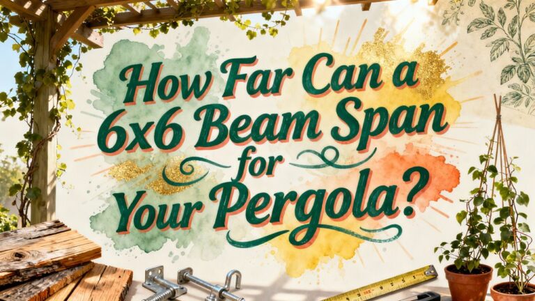 6x6 beam span limits