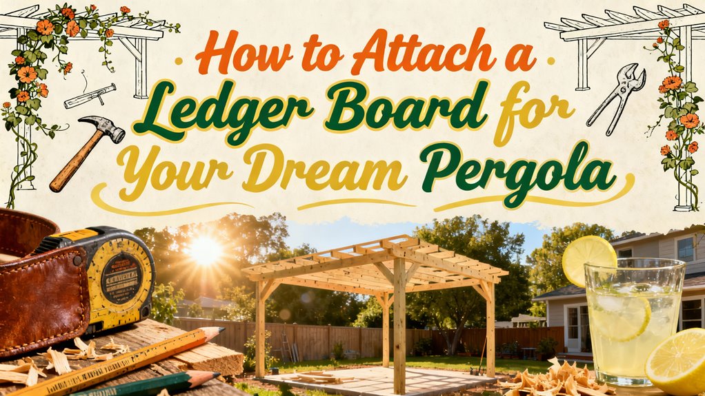 attach ledger board securely