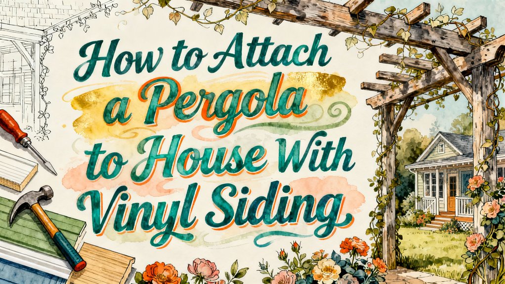 attaching pergola to vinyl