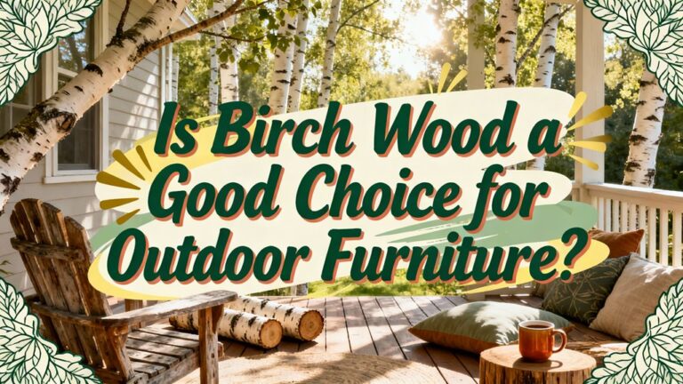 birch wood outdoor furniture feasibility