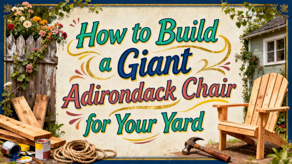 build large outdoor chair