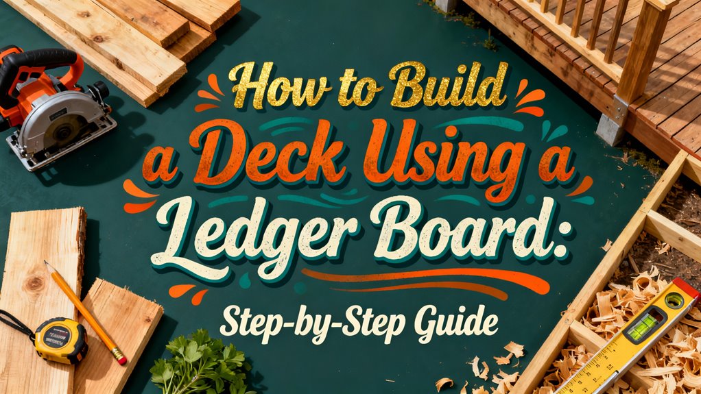 building a deck ledger board