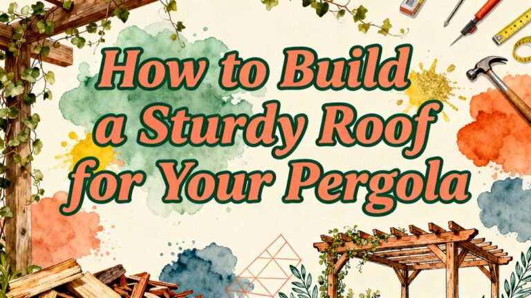 building a durable pergola roof