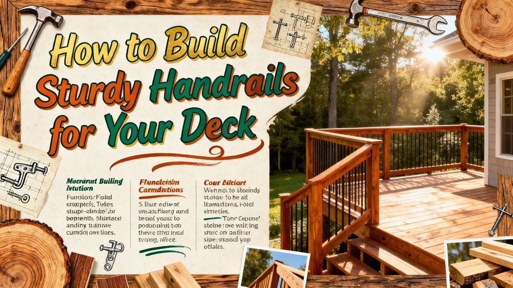 building durable deck handrails