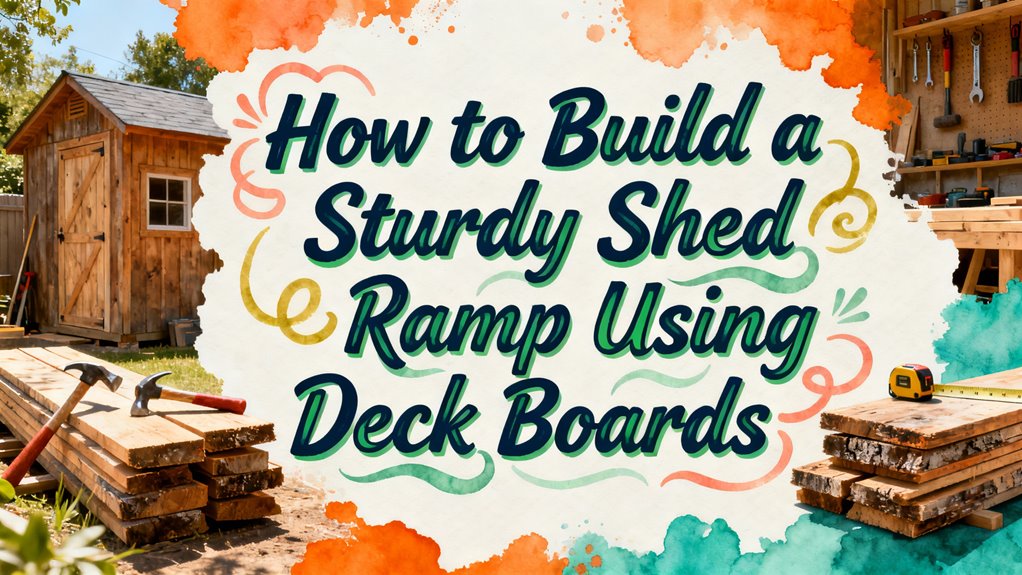 building shed ramp ideas