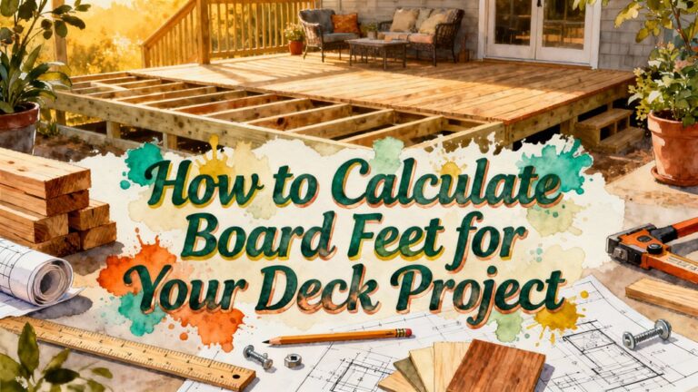 calculating deck board feet