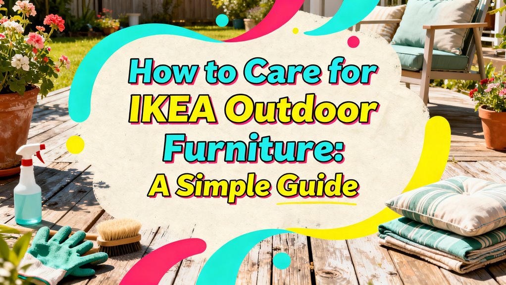 caring for outdoor furniture