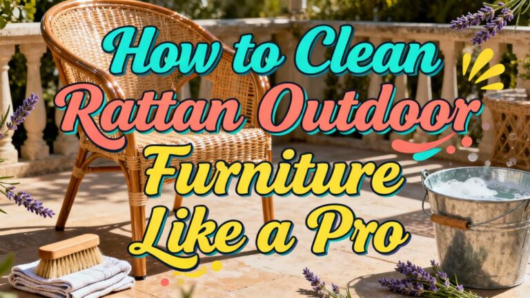 clean rattan furniture professionally