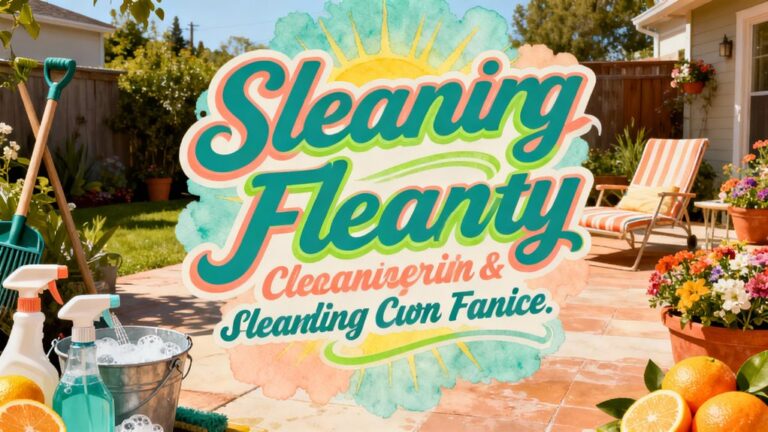 cleaning outdoor furniture efficiently