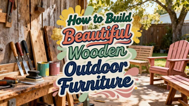 crafting stunning outdoor furnishings