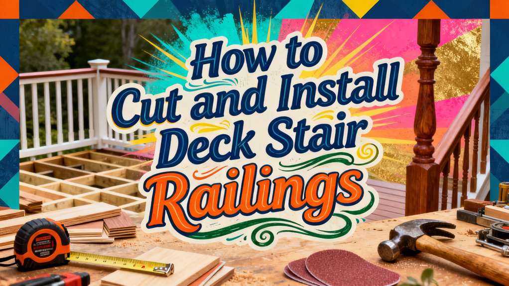 cutting and installing railings