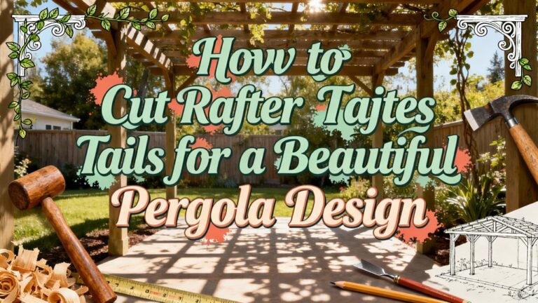 cutting rafter tails accurately