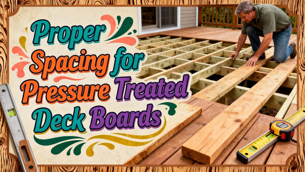 deck board spacing guidelines