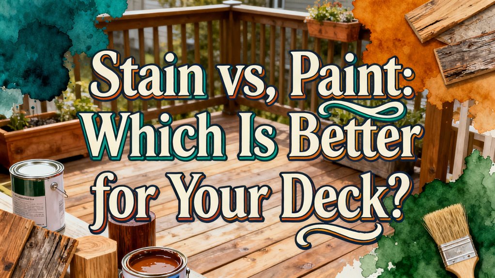 deck finishing options comparison