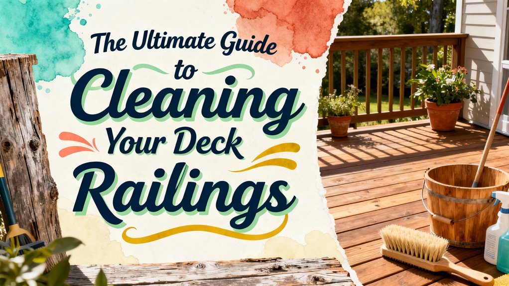 deck railing cleaning tips