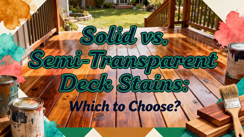 deck stain selection guide