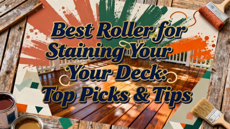 deck staining roller recommendations