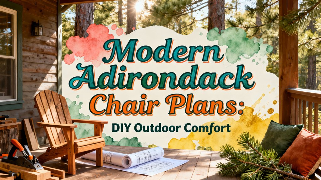 diy adirondack chair plans