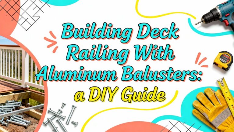 diy aluminum baluster railing
