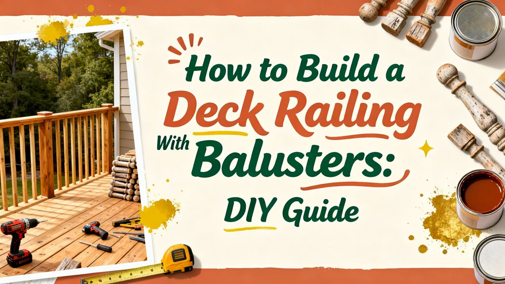 diy deck railing construction