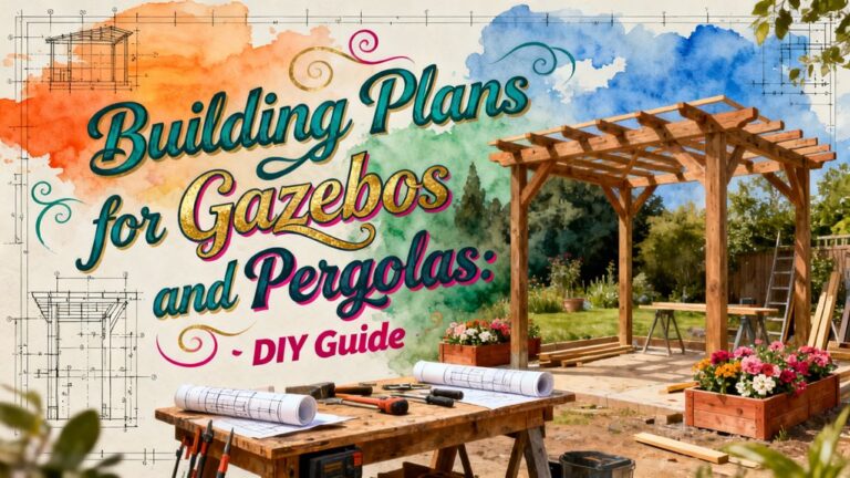 diy gazebo and pergola plans
