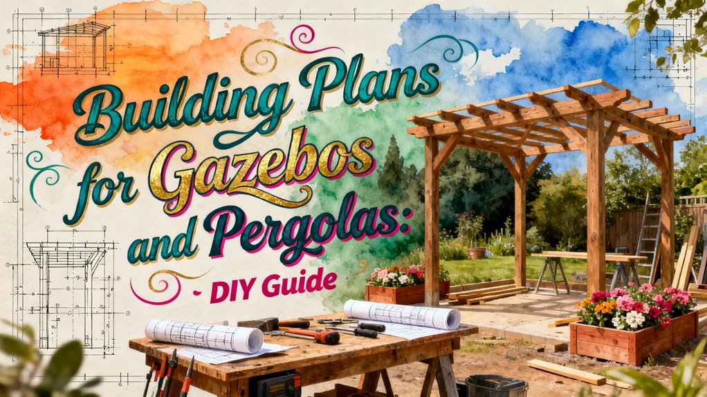 diy gazebo and pergola plans
