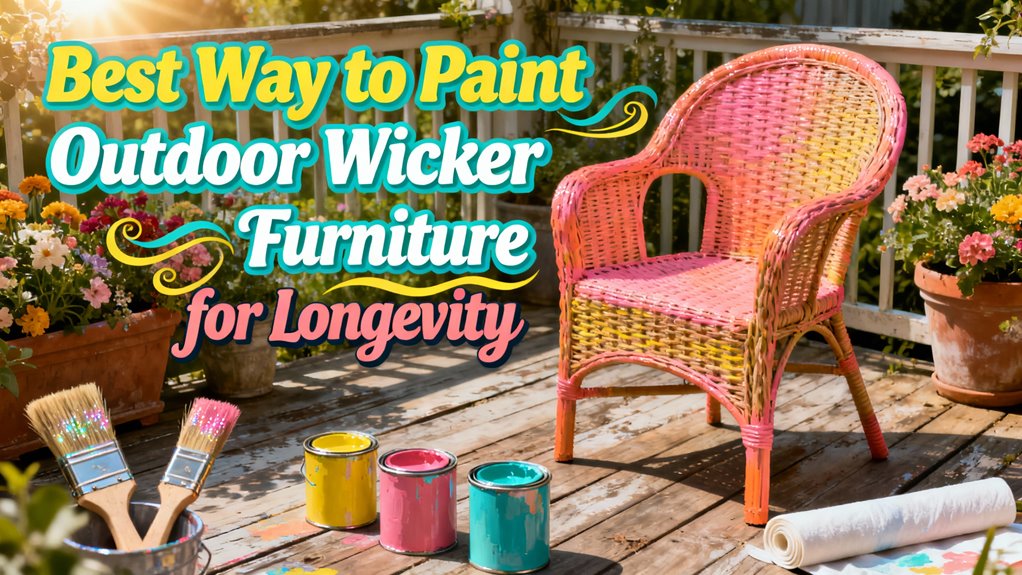 durable outdoor wicker painting