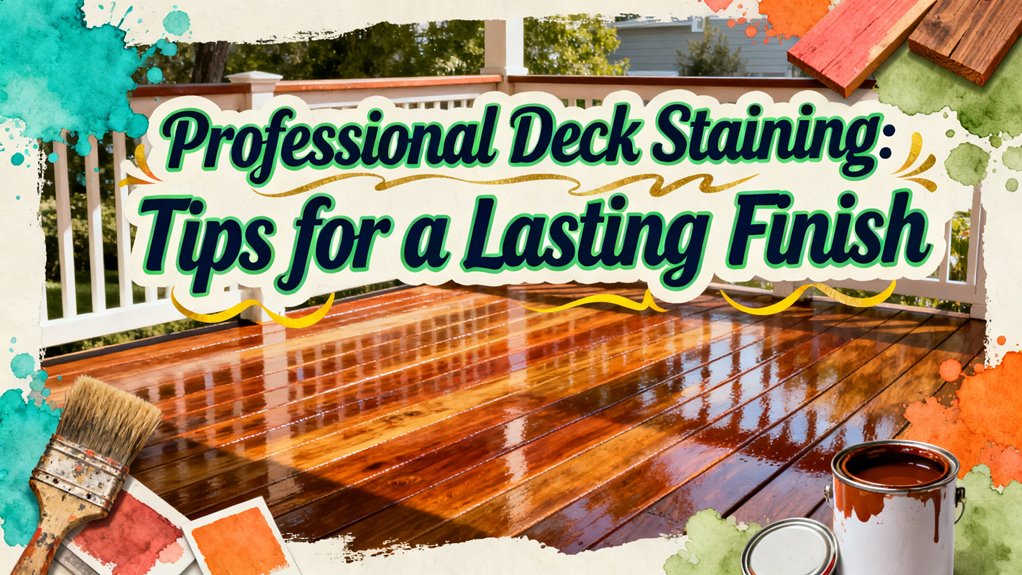 expert deck staining techniques