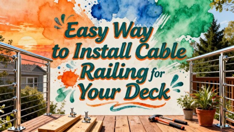 install cable railing easily