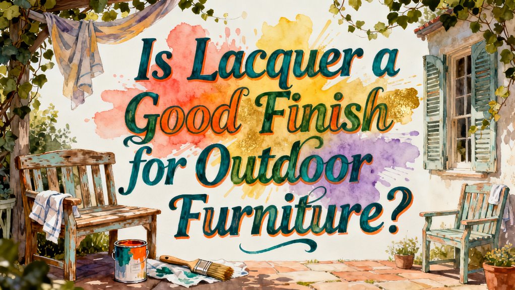 lacquer outdoor furniture durability