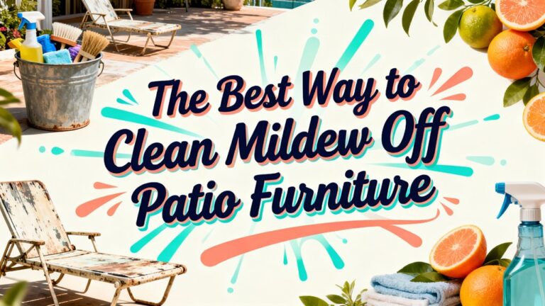 mildew removal for furniture