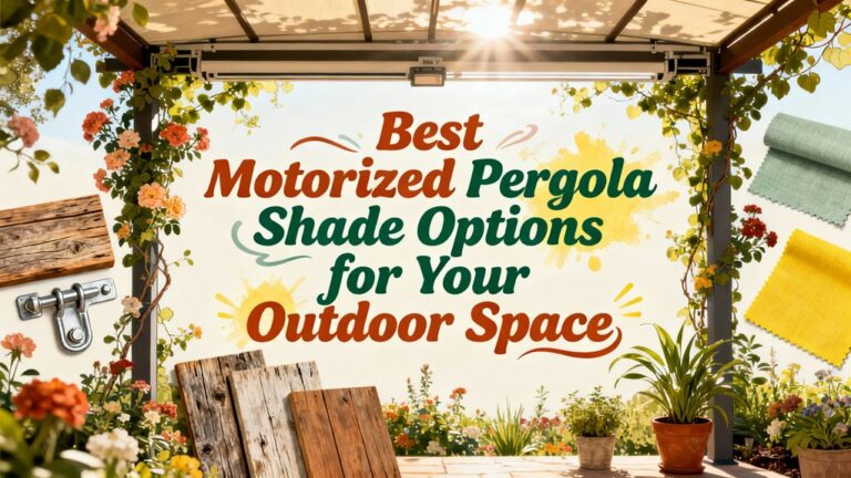 motorized pergola shade solutions