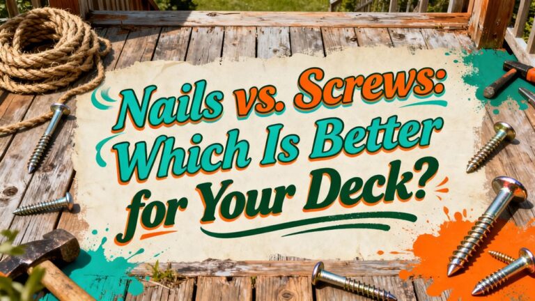 nails or screws for decking