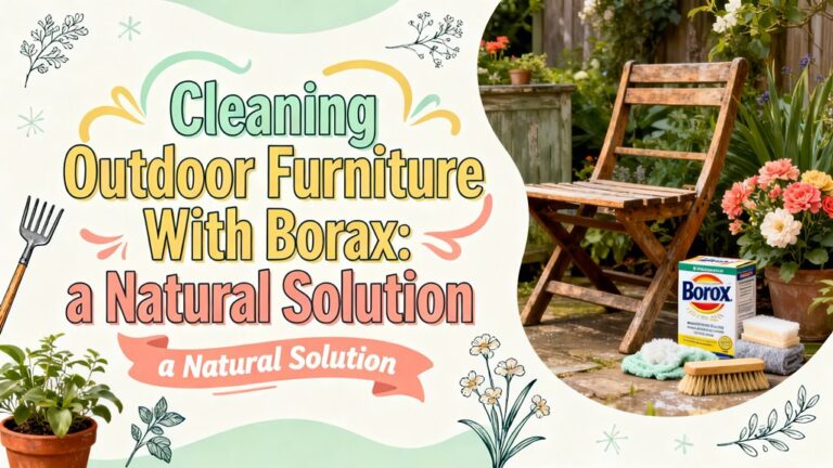 natural cleaning outdoor furniture