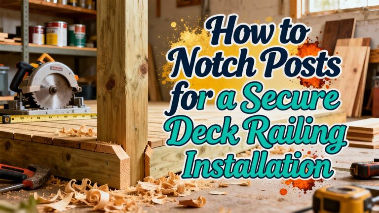 notch posts for stability