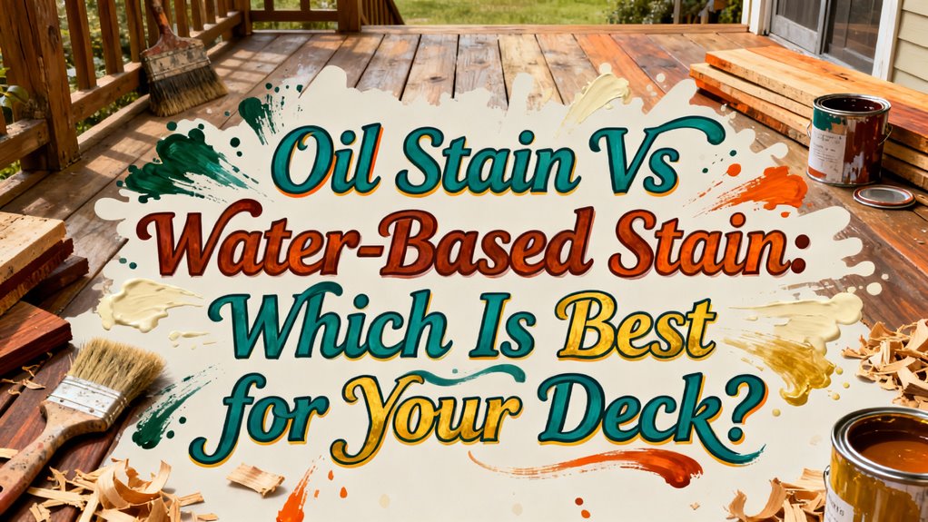 oil vs water stain