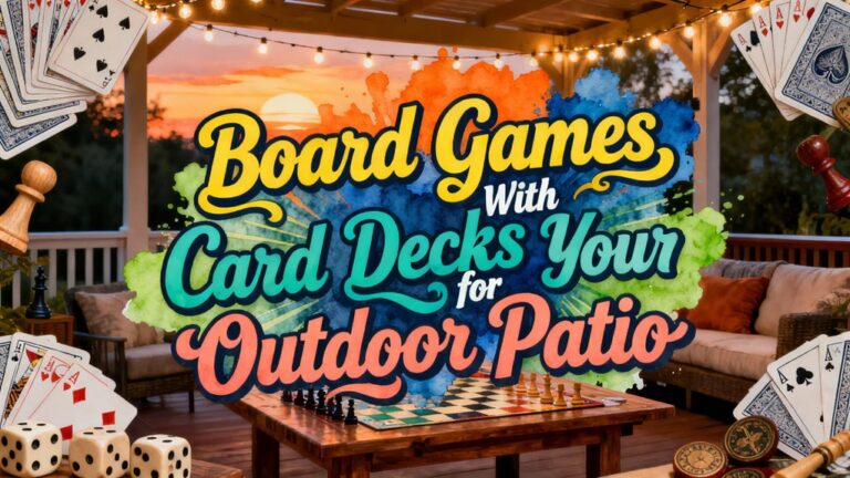 outdoor card deck games