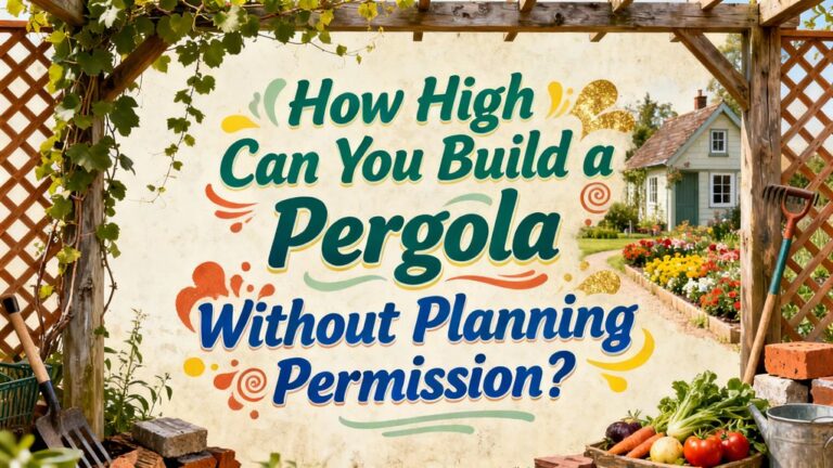 pergola height planning regulations