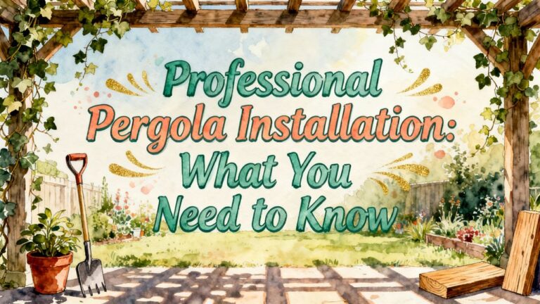pergola installation guidelines essential