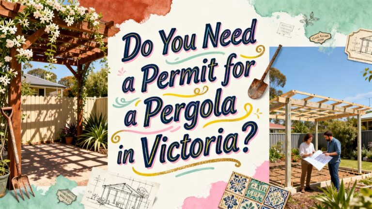 pergola permit requirements victoria