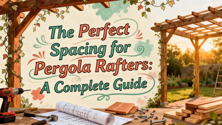 pergola rafter spacing guide