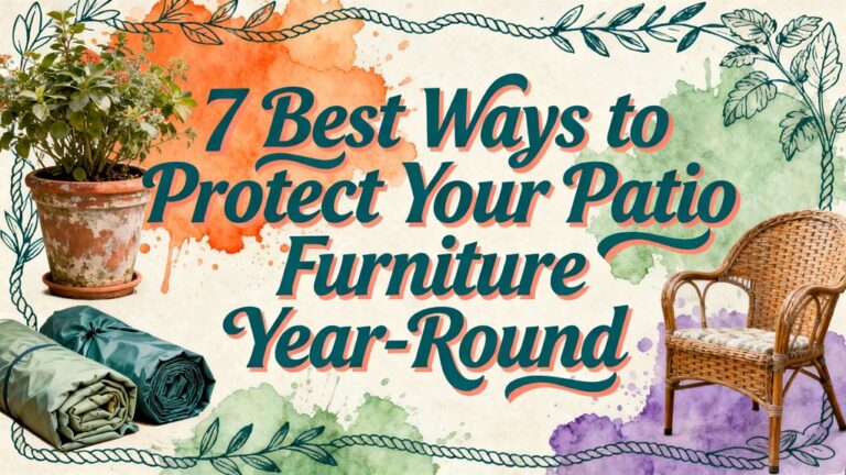 protecting outdoor furniture effectively