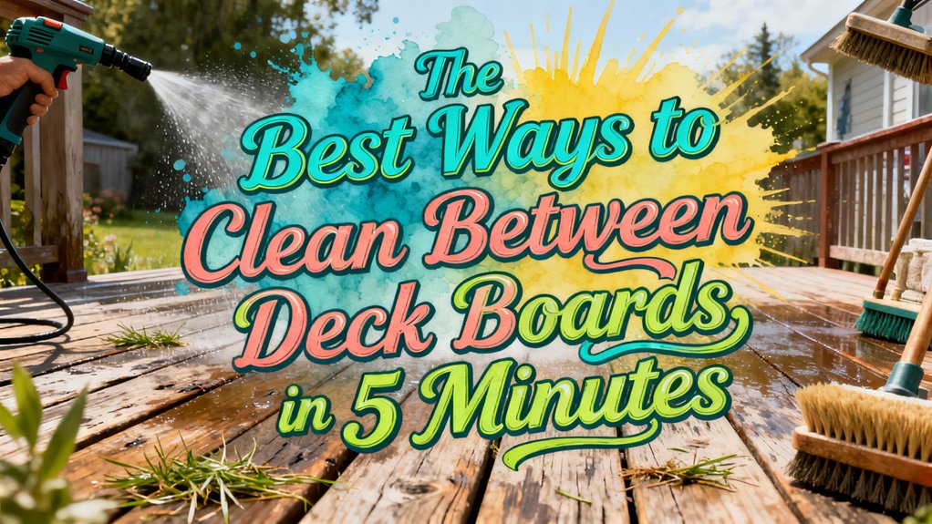 quick deck board cleaning
