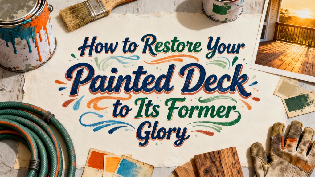 restore painted deck beauty
