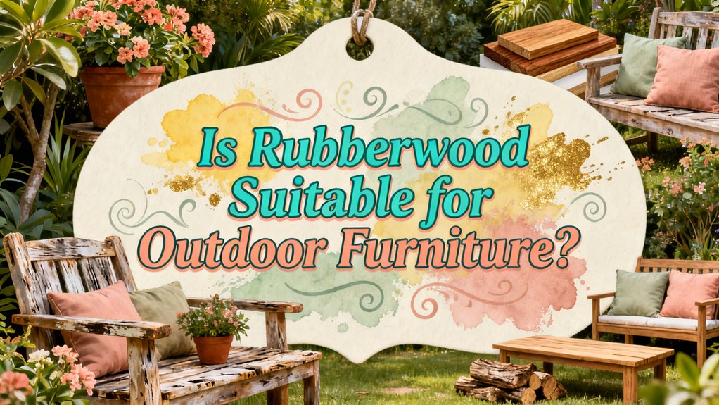 rubberwood not ideal outdoors
