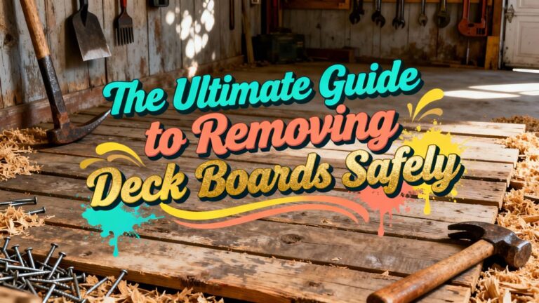 safe deck board removal