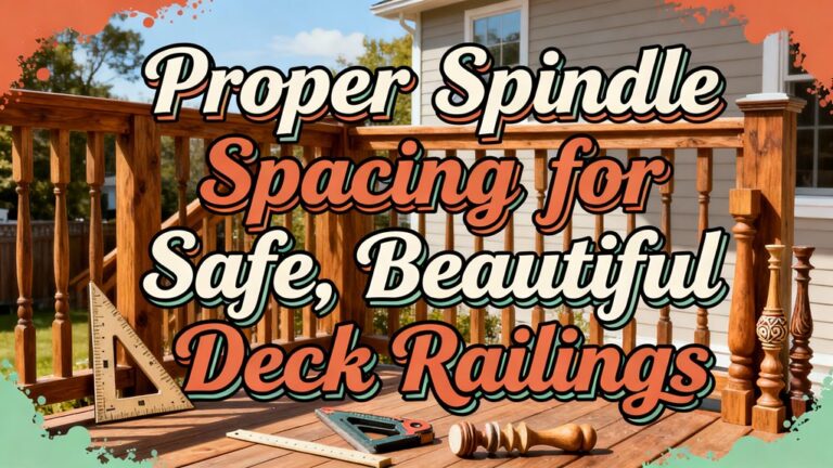 safe deck railing spacing