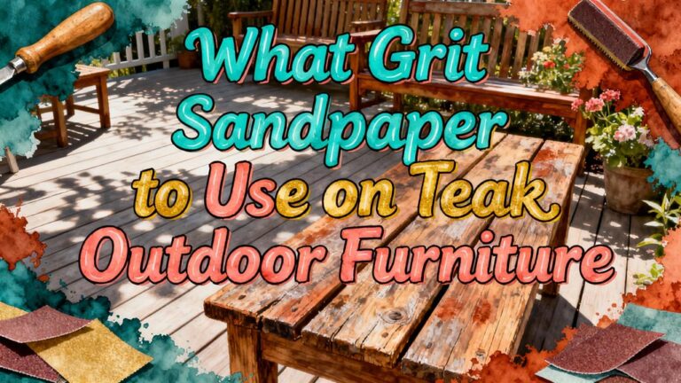 sandpaper grit for teak
