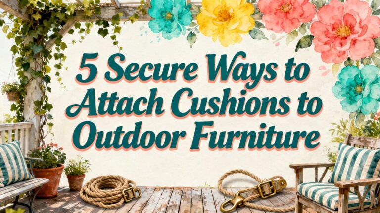 secure outdoor cushion attachment