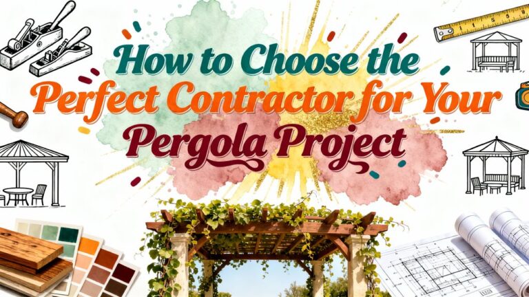 select ideal pergola contractor